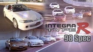 ENG CC Integra Type R 98spec debut battle  FTO R Celica MR2 MX5 Z3 Tsukuba 1998 [upl. by Esiled]