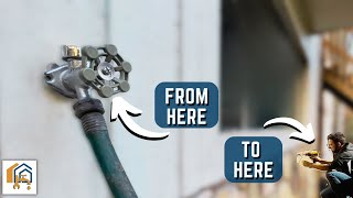 How to Add an Outdoor Spigot Anywhere [upl. by Nipsirc]