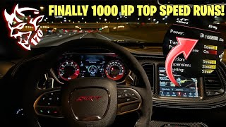 FIRST 1000 HP TOP SPEEP DEMON 170 POV ON RACING FUEL HAD TO OUTRUN POLICE ALLEGEDLY [upl. by Allemac]