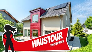 Haustour Energieautarkes Fertighaus Fischerhaus Musterhaus mit tollen Wohnideen  Hausbau Helden [upl. by Derek]