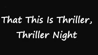 Michael Jackson Thriller Lyrics on screen with full song [upl. by Jt]