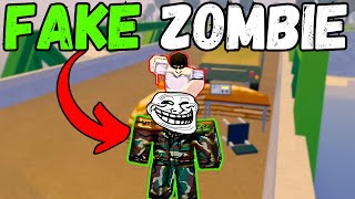 TROLLING PLAYERS AS A quotFAKE ZOMBIEquot AGAIN  Apocalypse Rising 2 ROBLOX [upl. by Ethelred]