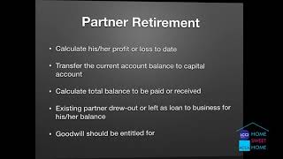 Short Revision 8 Partnership 3 Admit or retire [upl. by Ihtac820]