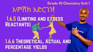 Grade 10 Chemistry Unit 1 165 Limiting amp Excess Reactants  166 Theoretical Actual amp  Yields [upl. by Jacquet]