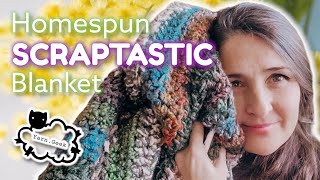 How to Crochet a SCRAPTASTIC STASH BUSTING BLANKET [upl. by Anastassia]