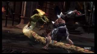 God of War  Ascension HD Fury Armor GORGON BATTLE The Village of Kirra [upl. by Gnen108]