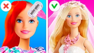 Dolls Come to Life  Beauty amp Extreme Makeover for Barbie dolls by 3SIS Family [upl. by Aip]