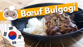 Boeuf Bulgogi  Corée 🇰🇷 [upl. by Waylen]