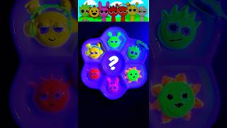 Guess the character of color mixing glow in the dark Sprunki satisfying colormixing sprunki [upl. by Fritzsche]