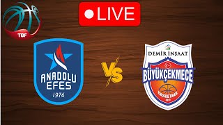 🔴 Live Anadolu Efes vs Buyukcekmece  Live Play By Play Scoreboard [upl. by Nallij]