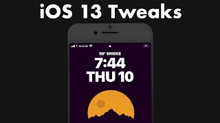 TOP 5 TWEAKS for Your Lock Screen on iOS 13  Unc0ver and Checkra1n [upl. by Fancie]