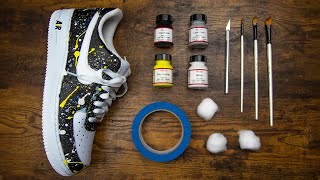 How To Customize Nike AF1s 🎨👟 EASY [upl. by Anikat]