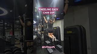 Kneeling Easy Chin Dip Workout lose weight program [upl. by Newsom]