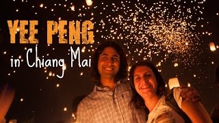 Yi Peng and Loi Krathong in Chiang Mai [upl. by Eneryt525]