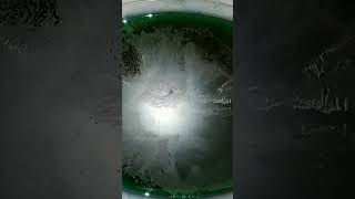 Rapid Crystallization Experiment Made An AWESOME Effect crystals gems science nature experiment [upl. by Olnek]