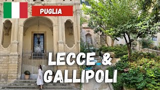 Southern PUGLIA trip Lecce Specchia amp Gallipoli [upl. by Eyllek]