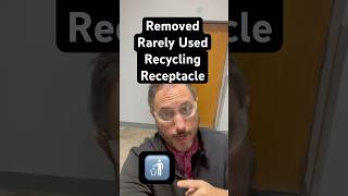 Removed Rarely Used Recycling Receptacle fixwhatbugsyou [upl. by Hawker]