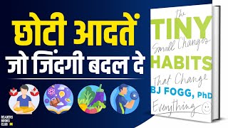 Tiny Habits by BJ Fogg Audiobook  Book Summary in Hindi [upl. by Alegnasor]