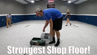 Professional Epoxy That You Can Do Yourself My Dream Shop Flooring Is Done [upl. by Patric442]