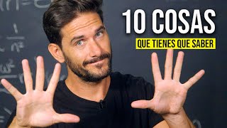 10 COSAS FUNDAMENTALES que tienes que saber sobre Física [upl. by Nixon]