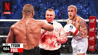 Mike Tyson VS Jake Paul FULL FIGHT HIGHLIGHTS  BRUTAL KNOCKOUT 2024 [upl. by Desireah381]