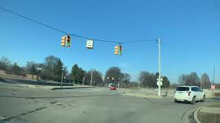 ￼ Driving from Ferndale Michigan to Southfield Michigan January 2023 [upl. by Ahsinyt]