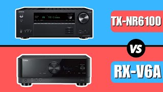 Onkyo TXNR6100 vs Yamaha RXV6A  Which One Is Better [upl. by Sunil]