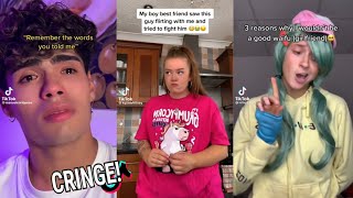 11 minutes of Reacting to cringe POVs tik tok compilation [upl. by Leeban300]