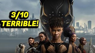 Black Panther Wakanda Forever REVIEW 310 One Of The Worst Marvel Movies [upl. by Rednijar]