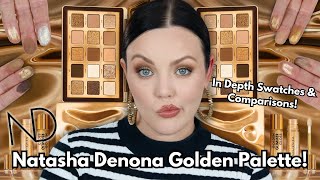 Should You Pick Up The Natasha Denona Golden Palette Honest Review In Depth Swatches amp Look [upl. by Orten963]