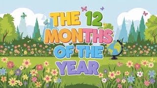 12 Months Of The Year  Fun Activity For Kindergarten  Phonics Song  Kids Educational  Kids Songs [upl. by Natelson907]