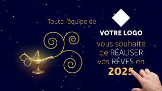 Vœux bonne année originaux 2025 🧞‍♂️💭 FX162  Vidéostorytelling by Néologis [upl. by Roby]