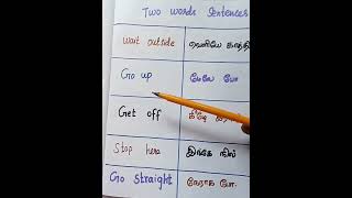 Two words sentence day 10spoken Englisheasykids [upl. by Rainah590]