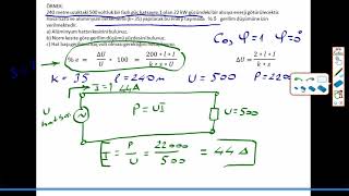 İletken Kesiti Hesaplanması 3 [upl. by Magner]