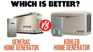 Generac vs Kohler Home Generators How Do They Compare Which Comes Out on Top [upl. by Furgeson974]