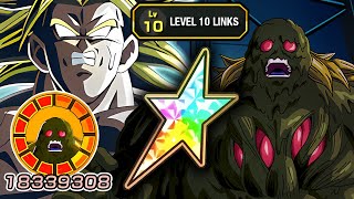 100 EZA PHY LR BIO BROLY LEVEL 10 LINKS SHOWCASE Dragon Ball Z Dokkan Battle [upl. by Cookie]