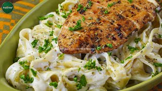 How to Make Perfect Alfredo Fettuccine Pasta at Home  Step by Step Alfredo Pasta Recipe [upl. by Nomead500]