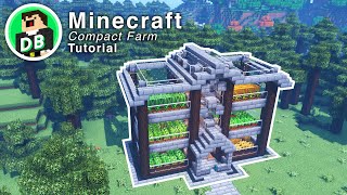 Minecraft Compact Farm Tutorial [upl. by Eelsnia]