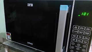 Unboxing of Microwave Oven  IFB 24PM2S  24L Solo Microwave Oven [upl. by Deaner]