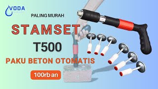 VODA Stampset T500 Kegunaan dan perawatan stampset paku beton [upl. by Attenyw319]