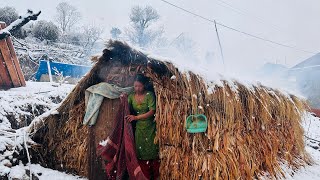 Best Life in The Nepali Himalayan Village During The Winter । Documentary Video Snowfall Time [upl. by Kuehn]