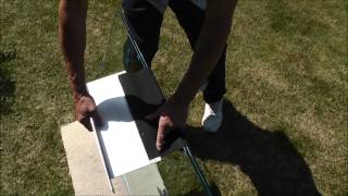 How to seal a Butyl Liner to a Glass Koi Pond Window  Atlantica Gardens [upl. by Nyrrad]