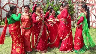 New Nepali Teej song 2081  Aauna cheli Sanghai Nachau [upl. by Akla]