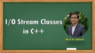 IO Stream classes in C [upl. by Bruni]