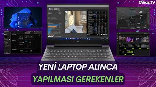 Yeni Laptop Alınca Yapılması Gerekenler  Hangi Yazılımlar Yüklenmeli Hangi Testler Yapılmalı [upl. by Landbert584]