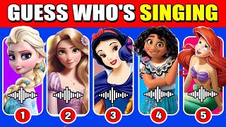 Guess Whos Singing 🎤🎼🎶 Disney Song Quiz Challenge  Disney Voices Quiz  Snow White Elsa [upl. by Azaleah]