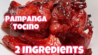 2 INGRIDIENTS OF AUTHENTIC PAMPANGA TOCINO [upl. by Yneffit225]