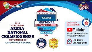 Nick Myers vs David Betts  Draw 9  USA Curling Arena National Championships C [upl. by Llevel]