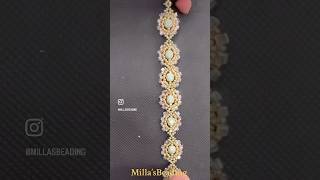 beadsjewellery beadingtutorials artesanato [upl. by Rochelle628]