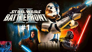 Star Wars Battlefront 2  Rise of the Empire part 1  Attack of the Clones [upl. by Gan]